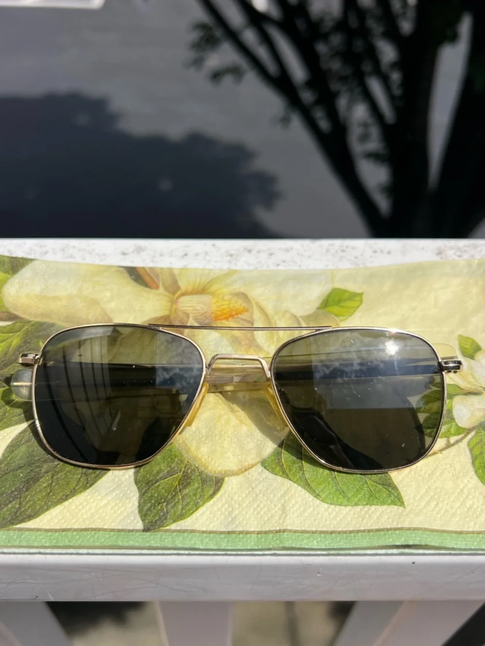 Vintage Randolph Engineering AF 52-20 Aviator Sunglasses